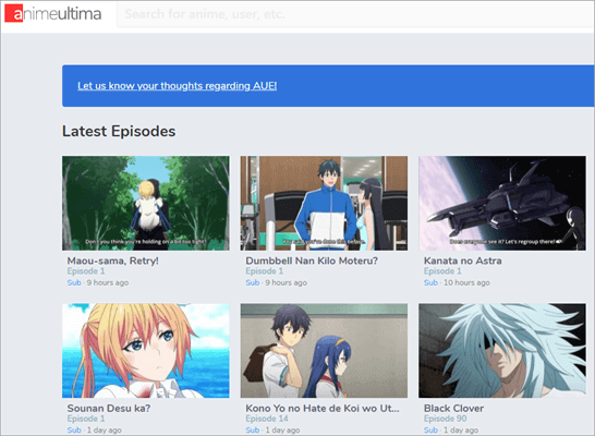 AnimeUltima is one of the best alternatives to 9Anime for watching Anime Movies and TV Shows.