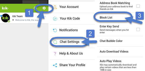 How to Block Someone on Kik