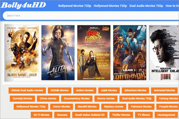 Bolly4uHD is a free movie streaming website specially designed to make Blu-ray movies available to users.