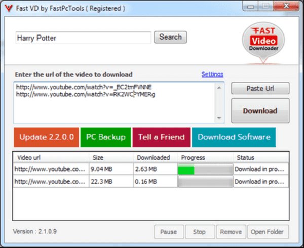 Fast Video Downloader is another very optimistic choice for the users who wants to download videos as faster as possible.