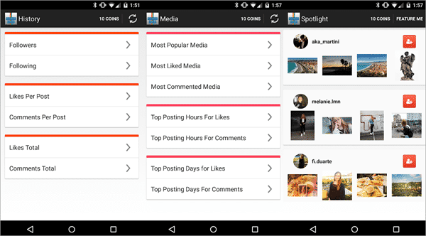 Using Follower Insight to track your profile visitors for instagram.