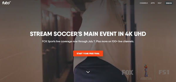 fuboTV is said to be a dedicated site to watch the live matches as well as other DVR, live sports, and TV channels online.