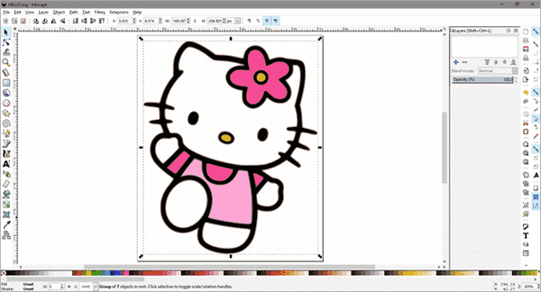 Using InkScape to Remove Photo Background