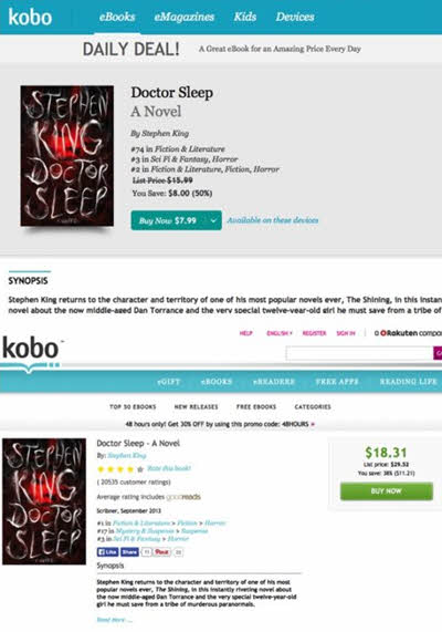Kobo Books is an ideal website for you because it supports so many OSes including iOS. 