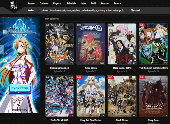 KuroAni is one of the best alternatives to 9Anime for watching Anime Movies and TV Shows.