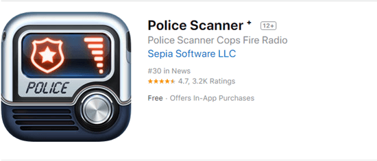 Police Scanner+ allows you to listen to thousands of police and fire scanners around the world on your iPhone.