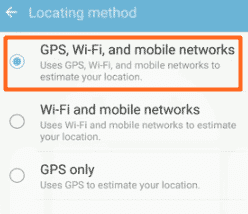 Reset Location Settings