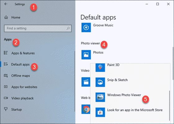 How to Set Windows Photo Viewer as Default App in Windows 10