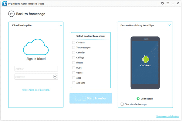 One-stop Solution to Access All iCloud Data on Android