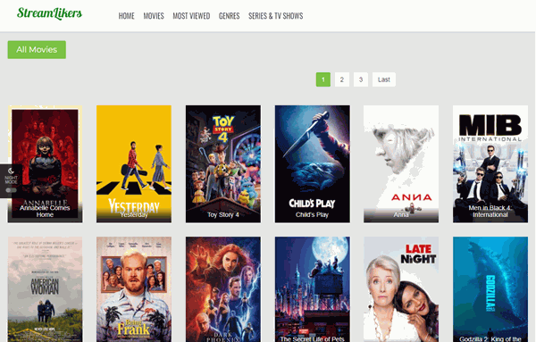 StreamLikers is a huge library of highly popular movies and TV shows with its ratings.