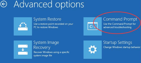 Fix “There Was a Problem Resetting Your PC” with Command Prompt