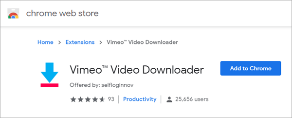 Download Vimeo™ Video Downloader.