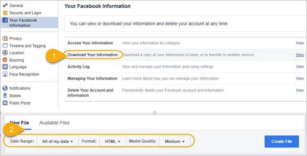 Tips for Perform a Backup of Your Facebook Messages