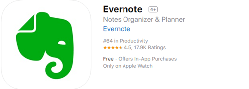 When it comes to the best note taking apps, Evernote must be on the list.