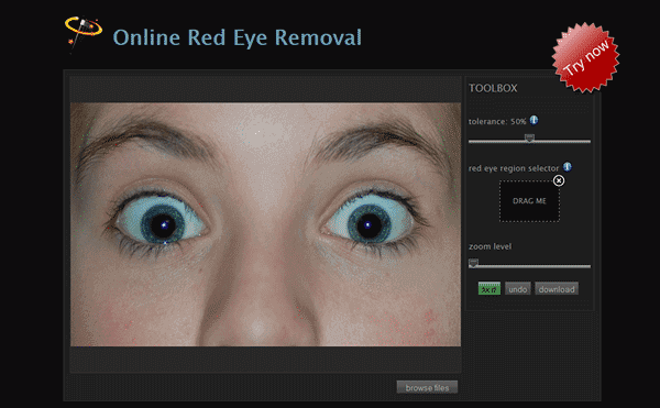 Remove Red Eye Online