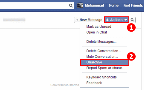 Recover Deleted Messages on Facebook Messenger from Archive Messages.