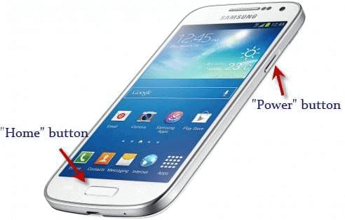 Take a Screenshot on Samsung by Using the Power and Home Button