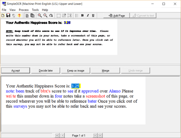 SimpleOCR is the popular freeware OCR software with thousands of users worldwide.