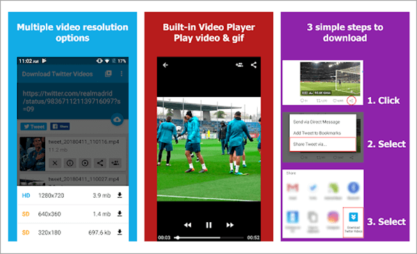 With this Twitter Video Downloader app, you always get the ultimate experience.