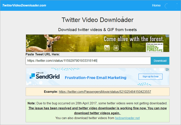 With this Twitter video download tool, you still get to have the best way to learn how to save videos from Twitter.