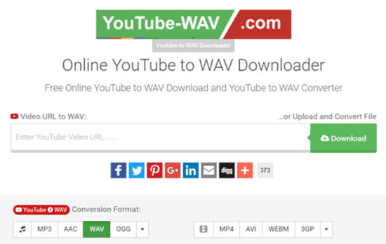 Youtube-WAV is the web-based application used for converting the video from one format to other formats.