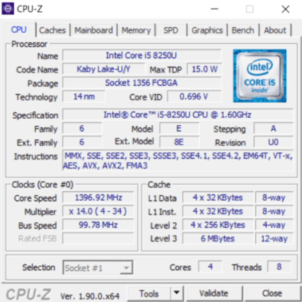 CPUz is an accurate system information software with integrated CPU benchmarking tool.