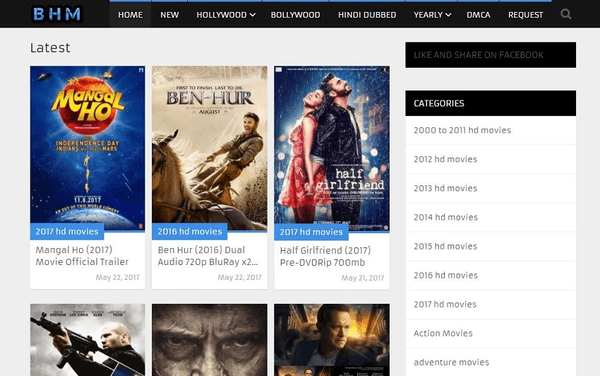 Best HD Movies hosts the HD movies in AVI format.