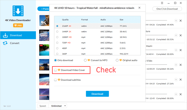 Using Jihosoft video downlowader to download HD YouTube Thumbnails/Covers.