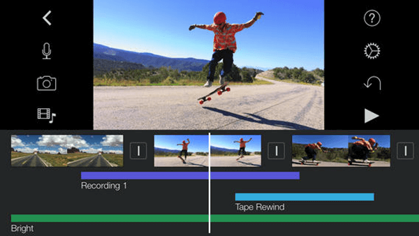 iMovie is the best available video editing software for iOS users