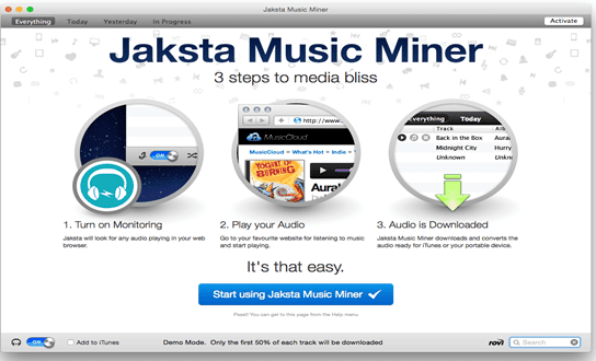 The Jaksta is a music downloader application that can even change over a video record into an MP3 document