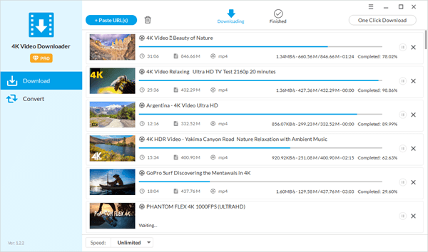 Using Jihosoft free 4k video downloader to download videos from YouTube to your Device.