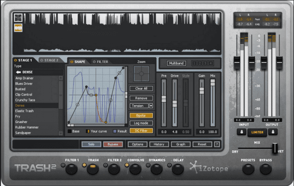 audacity hard limiter plugin