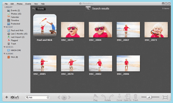 Phototheca is one of the best image management software which can help you organize your photos in a better way.