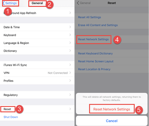 Reset Network Settings