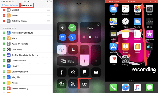 How to Record iPhone Screen with Built-in Screen Recorder