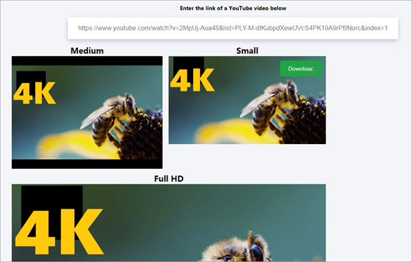 Using YouTube Thumbnail Downloader to download HD YouTube Thumbnails/Covers.