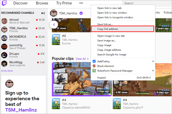 Using Jihosoft Free Video Downloader to download Twitch Videos and Clips.