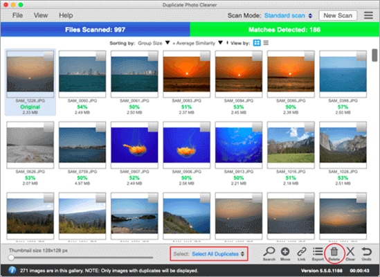 Using Duplicate Photo Cleaner to detect and delete the duplicate photos from your computer