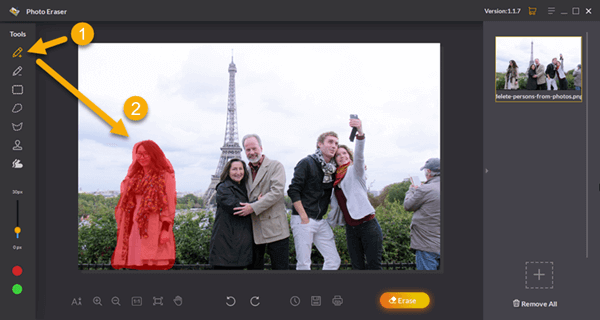 Jihosoft Photo Eraser is an easy-to-use photo eraser tool