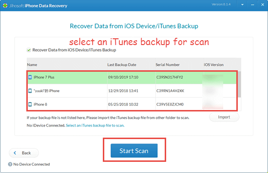 How to Retrieve Deleted Call Logs from iTunes Backup