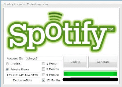 Spotifypremiumfree2014 has also claimed that they can offer a working Spotify Premium code generator