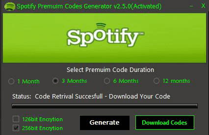 What we like about this site is that it guarantees a working Spotify premium code within 24 hours.