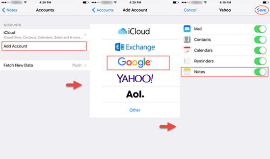 How to Sync iPhone Notes with Gmail Account
