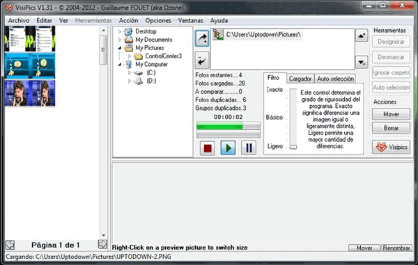 With this tool, you can also find out the files which have a very slight difference with the original file.