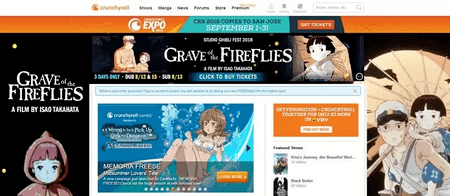 Crunchyroll is smart enough to attract most of the viewers very quickly.