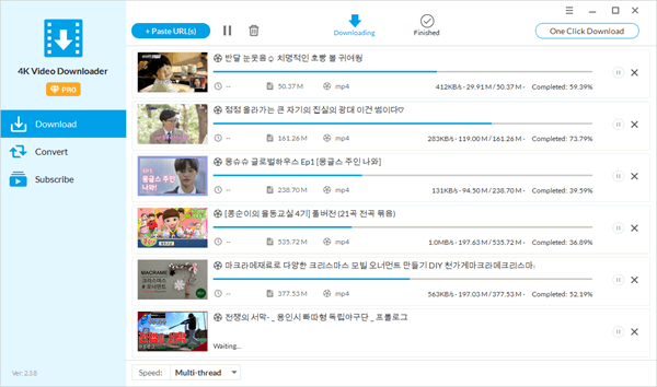 Using Jihosoft 4K Video Downloader to download Videos from Naver TV Easily.