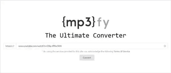 MP3FY is another powerful tool for the conversion of the files from any type to MP3. 