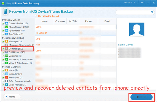 How to Recover Deleted Contacts on iPhone without backup