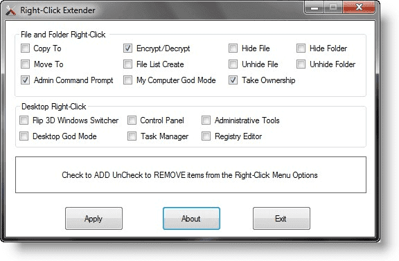 Right-Click Extender is Best Context Menu Editor.