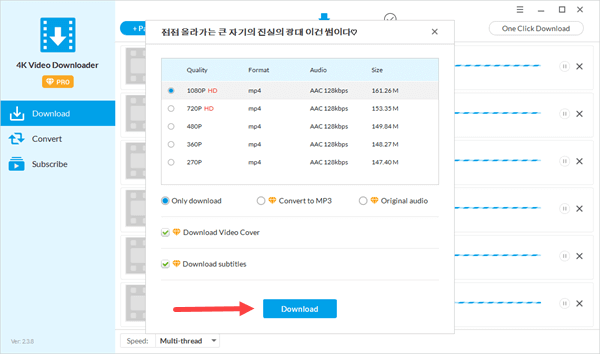 Using Jihosoft 4K Video Downloader to download Videos from Naver TV Easily.